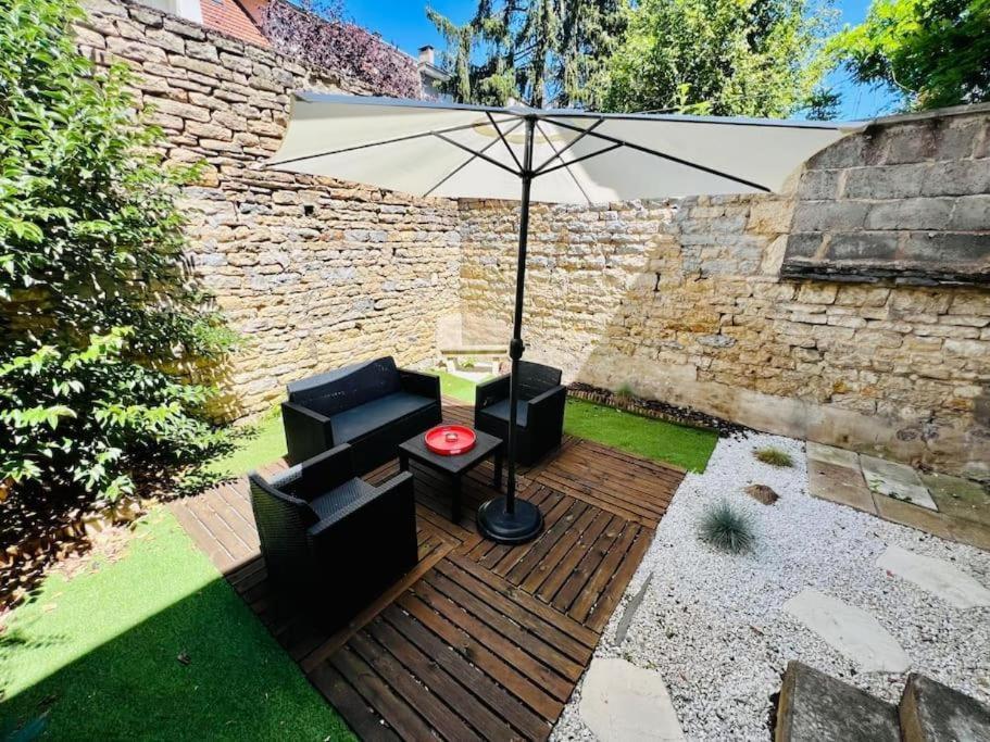 L'Eden, Apt 4 Prs Avec Jardin En Centre Ville Dijon Kültér fotó