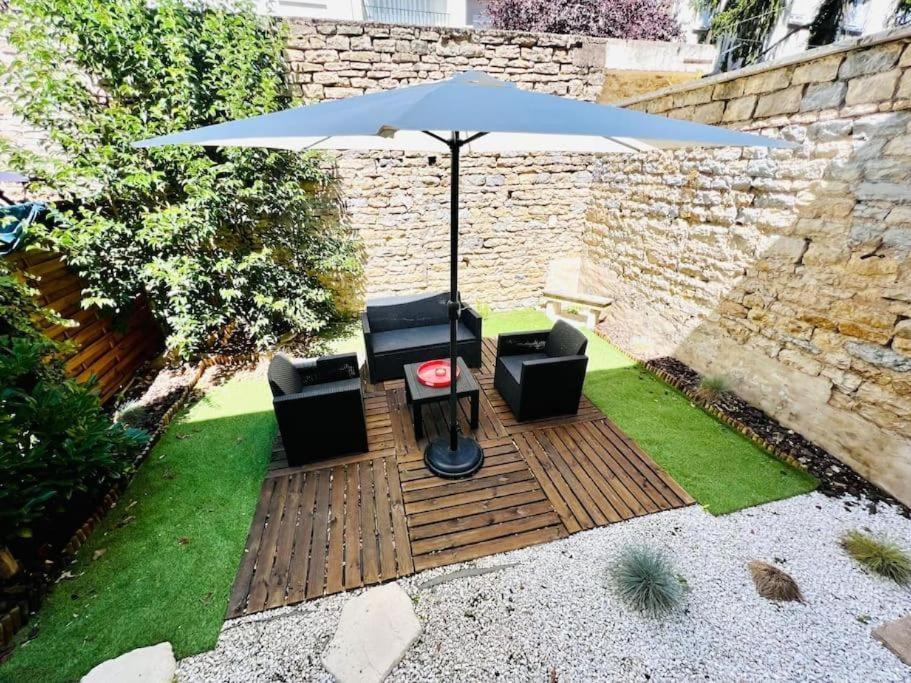 L'Eden, Apt 4 Prs Avec Jardin En Centre Ville Dijon Kültér fotó