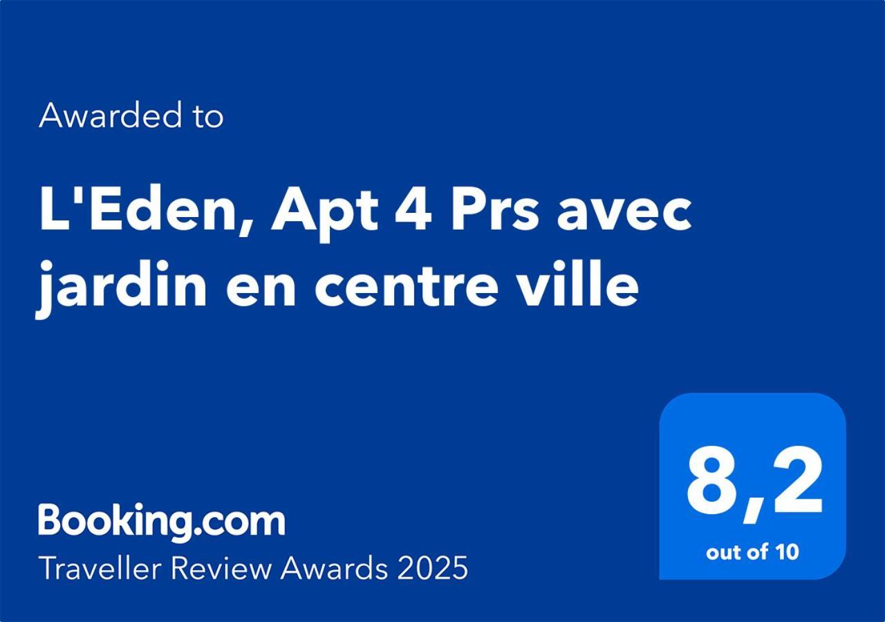 L'Eden, Apt 4 Prs Avec Jardin En Centre Ville Dijon Kültér fotó